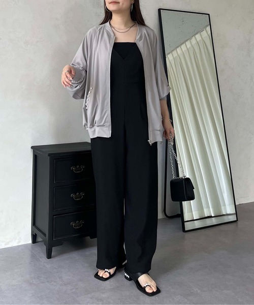 prose verse（プロズヴェール）の「【UVカット】ポケットパールラッシュガードブルゾン（ラッシュガード・レディース・グレー/オフホワイト/ブラック・MEDIUM）」の17枚目の写真