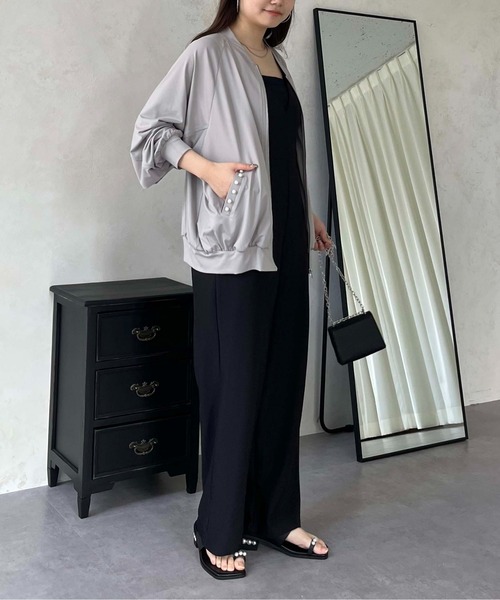 prose verse（プロズヴェール）の「【UVカット】ポケットパールラッシュガードブルゾン（ラッシュガード・レディース・グレー/オフホワイト/ブラック・MEDIUM）」の19枚目の写真