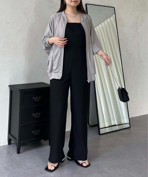 prose verse（プロズヴェール）の「【UVカット】ポケットパールラッシュガードブルゾン（ラッシュガード・レディース・グレー/オフホワイト/ブラック・MEDIUM）」の20枚目の写真