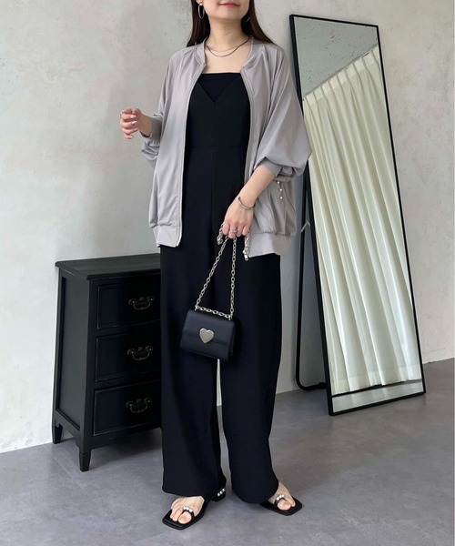 prose verse（プロズヴェール）の「【UVカット】ポケットパールラッシュガードブルゾン（ラッシュガード・レディース・グレー/オフホワイト/ブラック・MEDIUM）」の21枚目の写真