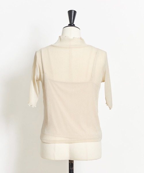 NOELA（ノエラ）の「ラメシアーカットソー（Tシャツ/カットソー・レディース・ベージュ/ブラック・フリー）」の10枚目の写真