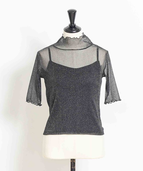 NOELA（ノエラ）の「ラメシアーカットソー（Tシャツ/カットソー・レディース・ベージュ/ブラック・フリー）」の13枚目の写真