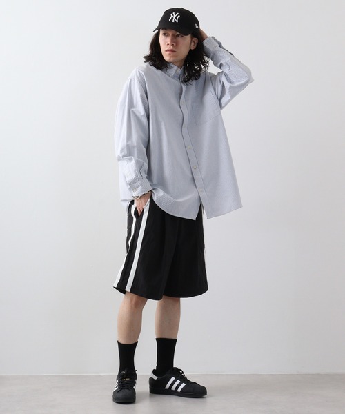 FUNALIVE(ファンアライブ)の「ナイロンワッシャー デタッチャブル 2WAY ラインパンツ ハーフパンツ(カーゴパンツ・メンズ・ホワイト/ブラック/カーキ・M/L/XL)」の20枚目の写真