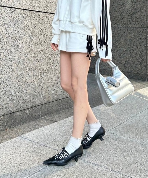 AMAIL（アマイル）の「Line ribbon jersey pants（その他パンツ）」 - WEAR