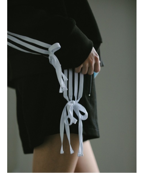 AMAIL（アマイル）の「Line ribbon jersey pants（その他パンツ）」 - WEAR