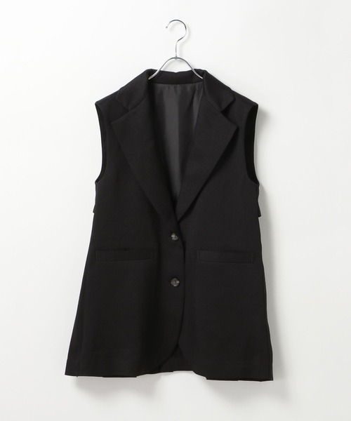 Heather（ヘザー）の「バックプリーツオーバーベスト　111055（ベスト・レディース・アイボリー/ブラック・FREE）」の16枚目の写真