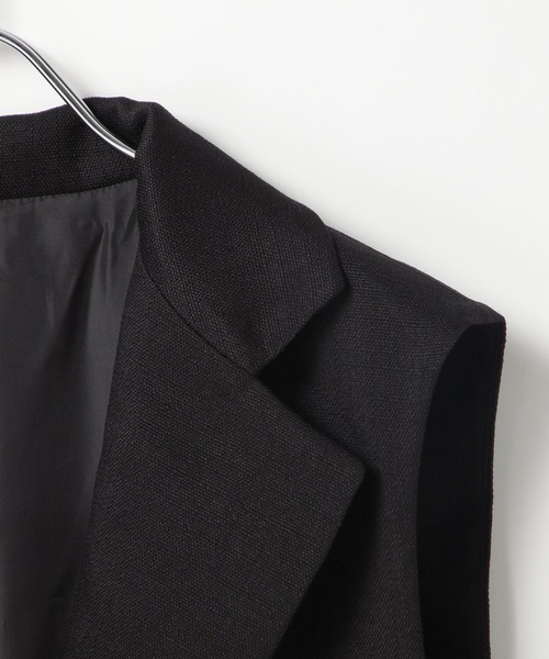 Heather（ヘザー）の「バックプリーツオーバーベスト　111055（ベスト・レディース・アイボリー/ブラック・FREE）」の11枚目の写真