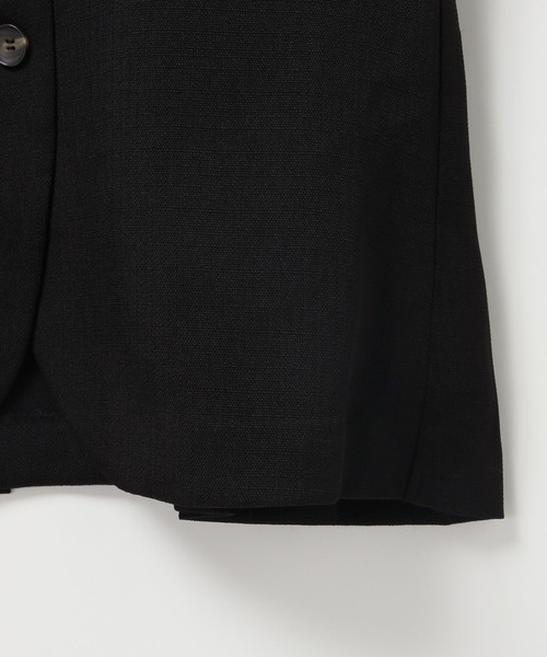 Heather（ヘザー）の「バックプリーツオーバーベスト　111055（ベスト・レディース・アイボリー/ブラック・FREE）」の3枚目の写真