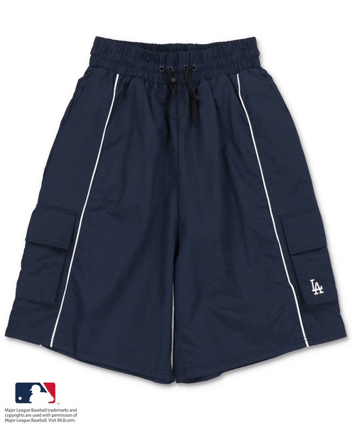 MLB（メジャーリーグベースボール）の「【MLB/メジャーリーグベースボール】ナイロンハーフパンツ（その他パンツ・レディース・ブラック/グレー/ネイビー・ONESIZE）」の12枚目の写真