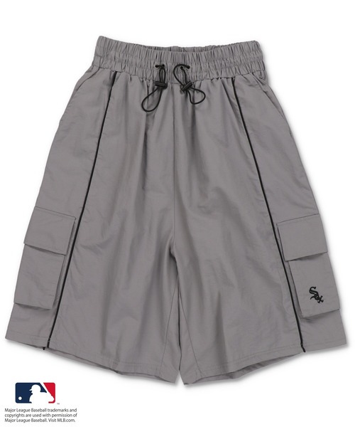 MLB（メジャーリーグベースボール）の「【MLB/メジャーリーグベースボール】ナイロンハーフパンツ（その他パンツ・レディース・ブラック/グレー/ネイビー・ONESIZE）」の13枚目の写真