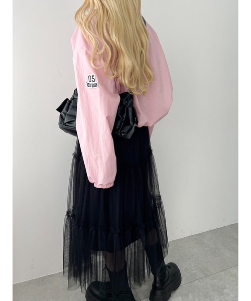 ジジ　新品タグ付き　COMFY Vネック プルオーバー ウールブークレー ボトルネックプルオーバー（01-01EI02-204）｜K.T