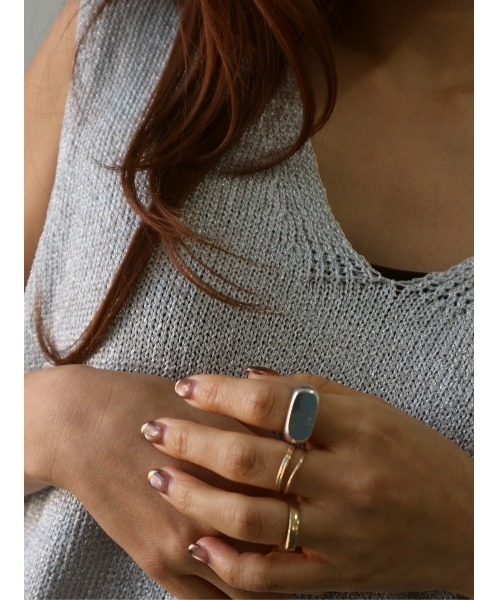 TRUNC（トランクエイティーエイト）の「Glitter Knit Vest（ベスト・レディース・ブラック/グレー・FREE）」の6枚目の写真