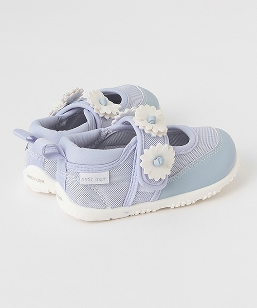 petit main（プティマイン）の「お花水抜きソールサンダル（サンダル・キッズ・アイボリー/ライトブルー/ピンク・16cm/17cm/18cm/19cm/15cm）」の14枚目の写真