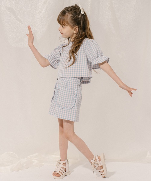 URBAN CHERRY(アーバンチェリー)の「【SEEM/シーム】フロントフリルポケットショートパンツ(その他パンツ・キッズ・ブルー/レッド/グリーン・110cm/150cm/120cm/140cm/130cm)」の9枚目の写真