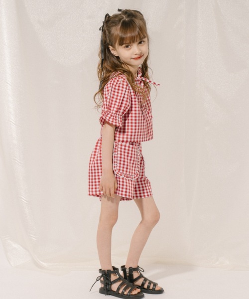 URBAN CHERRY(アーバンチェリー)の「【SEEM/シーム】フロントフリルポケットショートパンツ(その他パンツ・キッズ・ブルー/レッド/グリーン・110cm/150cm/120cm/140cm/130cm)」の16枚目の写真