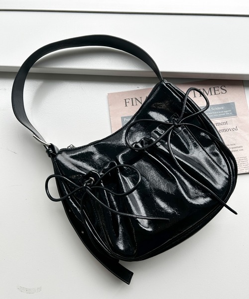 WEGO(ウィゴー)の「WEGO/リボンデザインバッグ(ショルダーバッグ・レディース・シルバー/ブラック・FREE)」の17枚目の写真