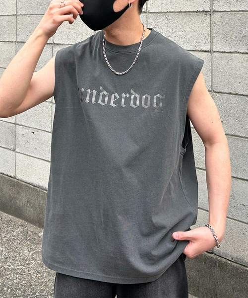 Confirm（コンファーム）の「25SS ヴィンテージライク ピグメント加工 アメカジ風 レトロプリントアソート ノースリーブ カットソー ユニセックス【Confirm】（タンクトップ・メンズ・グレー系その他3/グレー系その他4/ベージュ系その他2/ベージュ系その他3/ベージュ系その他4/グレー系その他2/グレー系その他/ベージュ系その他/ベージュ/チャコールグレー・M/L/XL）」の3枚目の写真