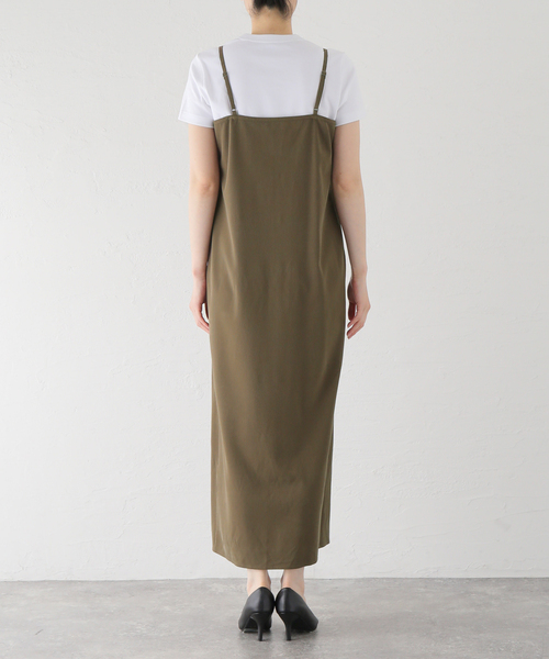 JOURNAL STANDARD（ジャーナルスタンダード）の「Tストライプキャミソールワンピース（ワンピース・レディース・ブラウン/ブラック・FREE）」の16枚目の写真