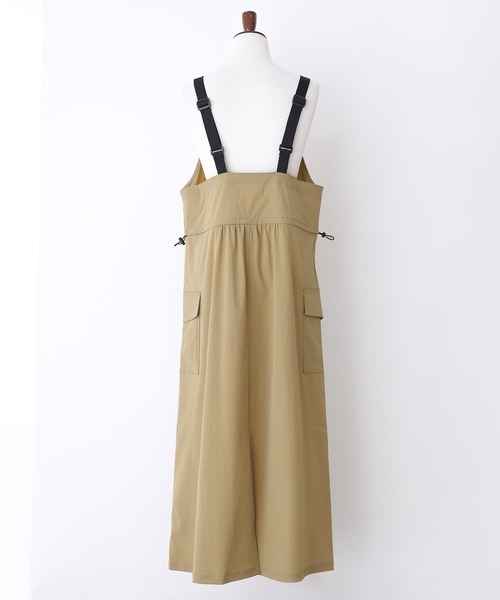 n'OrLABEL（ノアールレーベル）の「【機能素材】『ナイロンジャンパースカート』（ジャンパースカート・レディース・カーキ/ベージュ/ブラック・1/2）」の9枚目の写真