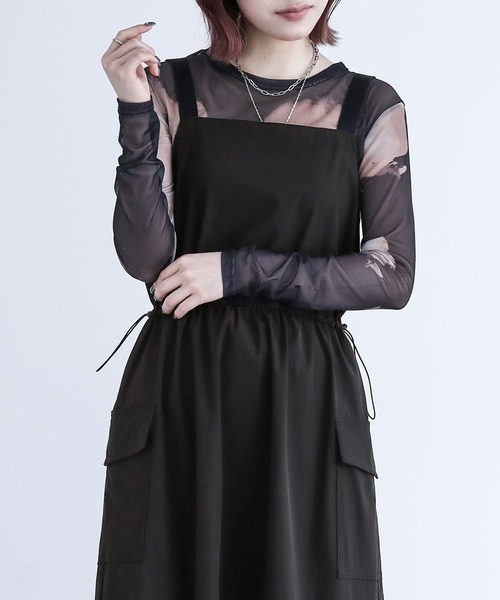 n'OrLABEL（ノアールレーベル）の「【機能素材】『ナイロンジャンパースカート』（ジャンパースカート・レディース・カーキ/ベージュ/ブラック・1/2）」の22枚目の写真