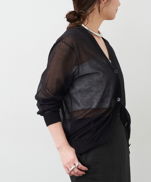 Deuxieme Classe VOILE Vネック カーディガン