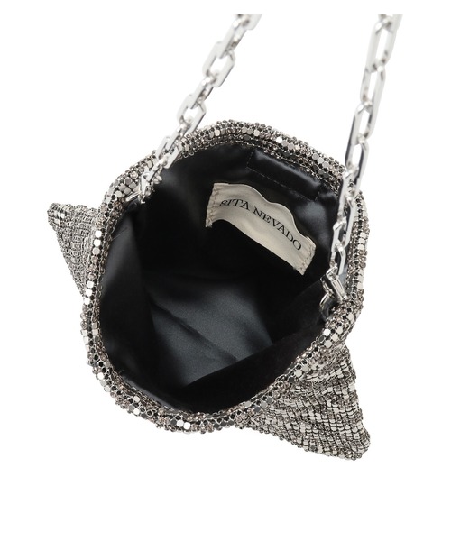 ADAM ET ROPE'（アダムエロペ）の「【SITA NEVADO(シタネバド)】CHAIN BAG（ハンドバッグ・レディース・シルバー・FREE）」の15枚目の写真