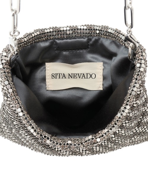 ADAM ET ROPE'（アダムエロペ）の「【SITA NEVADO(シタネバド)】CHAIN BAG（ハンドバッグ・レディース・シルバー・FREE）」の16枚目の写真