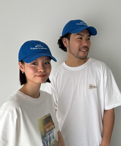 CANAL JEAN（キャナルジーン）の「Lakey Park　BROOKLYNロゴCAP（キャップ・レディース・ブルー・ONE SIZE）」の2枚目の写真