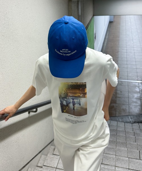 CANAL JEAN（キャナルジーン）の「Lakey Park　BROOKLYNロゴCAP（キャップ・レディース・ブルー・ONE SIZE）」の3枚目の写真