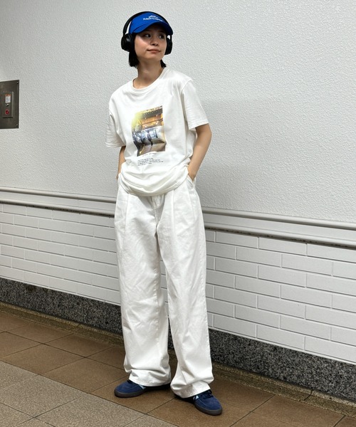 CANAL JEAN（キャナルジーン）の「Lakey Park　BROOKLYNロゴCAP（キャップ・レディース・ブルー・ONE SIZE）」の5枚目の写真