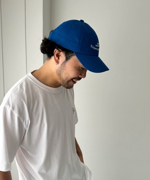 CANAL JEAN（キャナルジーン）の「Lakey Park　BROOKLYNロゴCAP（キャップ・レディース・ブルー・ONE SIZE）」の8枚目の写真