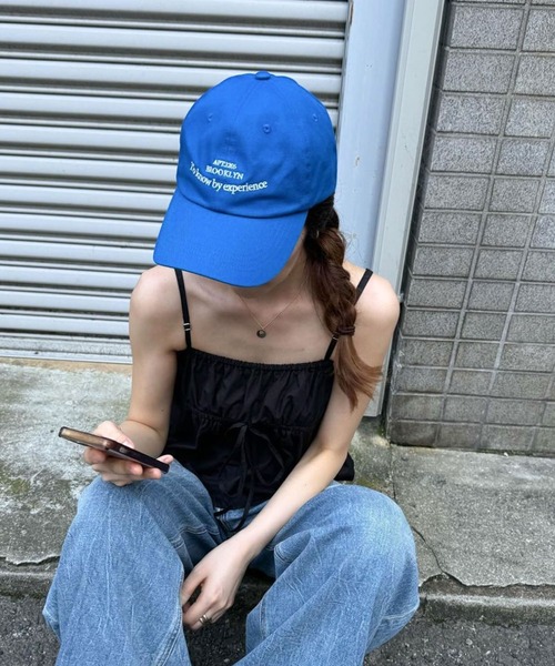 CANAL JEAN（キャナルジーン）の「Lakey Park　BROOKLYNロゴCAP（キャップ・レディース・ブルー・ONE SIZE）」の12枚目の写真