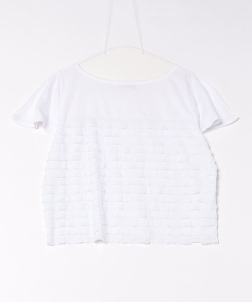 flower(フラワー)の「メニーフリルティーズ(Tシャツ/カットソー・レディース・ホワイト/アイボリー・FREE)」の3枚目の写真