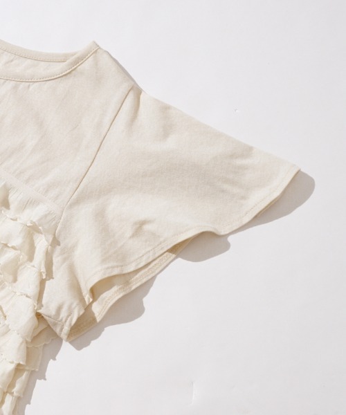 flower(フラワー)の「メニーフリルティーズ(Tシャツ/カットソー・レディース・ホワイト/アイボリー・FREE)」の12枚目の写真