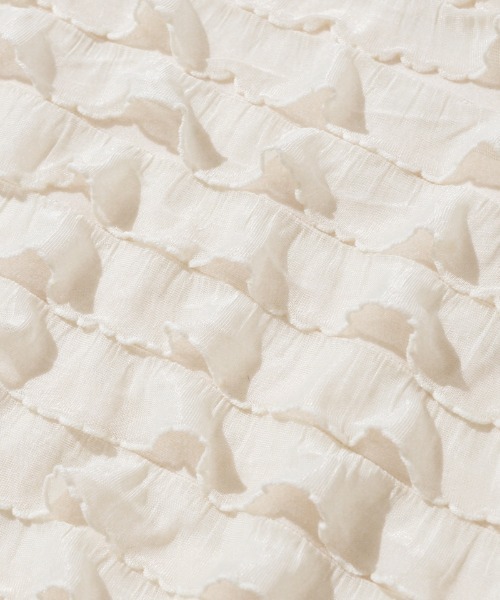 flower(フラワー)の「メニーフリルティーズ(Tシャツ/カットソー・レディース・ホワイト/アイボリー・FREE)」の14枚目の写真