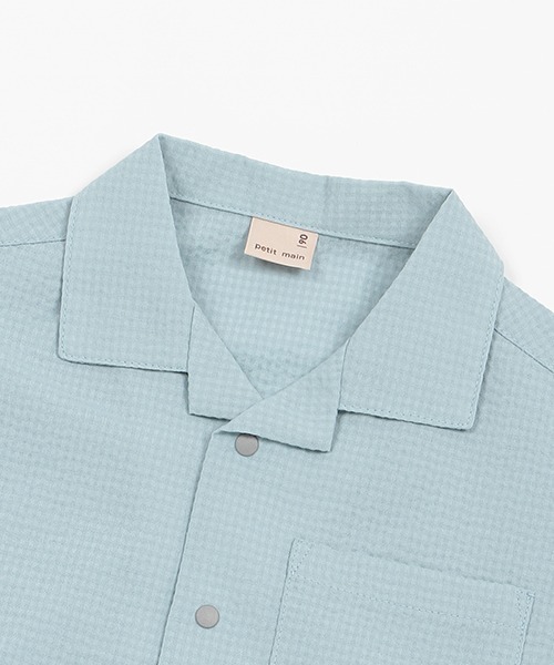 petit main(プティマイン)の「【AJUGA.リンク】セットアップ(キッズサイズ)(アンサンブル・キッズ・ライトベージュ/ライトブルー/ネイビー・80cm/90cm/100cm/110cm/120cm/130cm)」の4枚目の写真