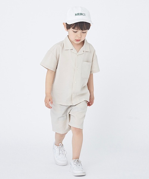 petit main(プティマイン)の「【AJUGA.リンク】セットアップ(キッズサイズ)(アンサンブル・キッズ・ライトベージュ/ライトブルー/ネイビー・80cm/90cm/100cm/110cm/120cm/130cm)」の14枚目の写真