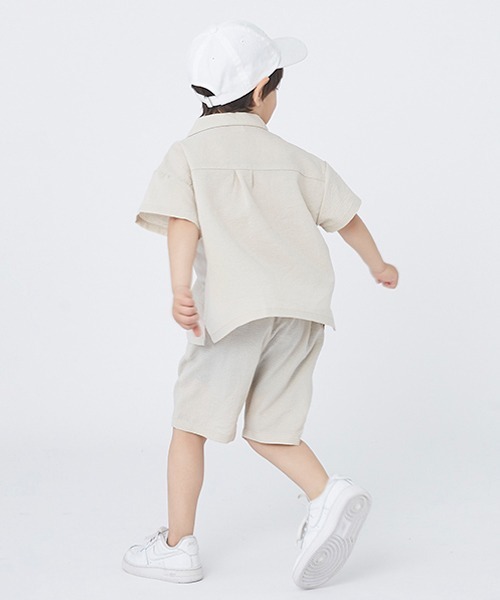 petit main(プティマイン)の「【AJUGA.リンク】セットアップ(キッズサイズ)(アンサンブル・キッズ・ライトベージュ/ライトブルー/ネイビー・80cm/90cm/100cm/110cm/120cm/130cm)」の16枚目の写真