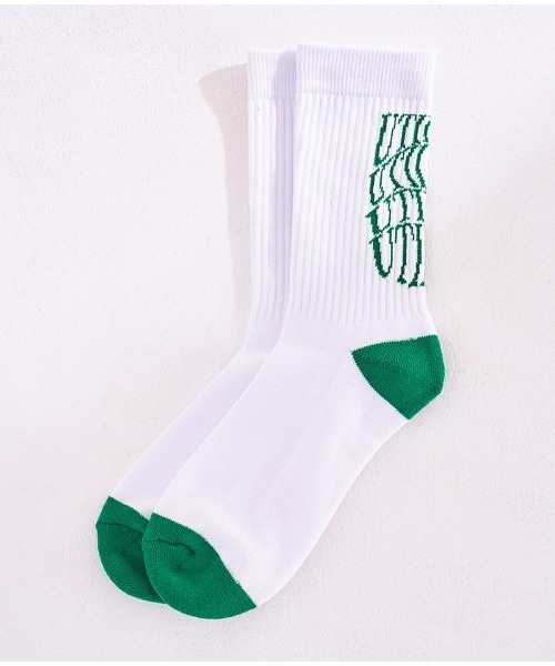EFFECTEN（エフェクテン）の「mko12083-Utility SOX 24 ソックス（ソックス/靴下・メンズ・レッド系その他/ホワイト×グリーン・FREE）」の7枚目の写真