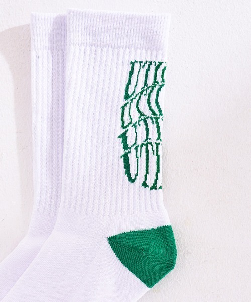 EFFECTEN（エフェクテン）の「mko12083-Utility SOX 24 ソックス（ソックス/靴下・メンズ・レッド系その他/ホワイト×グリーン・FREE）」の8枚目の写真