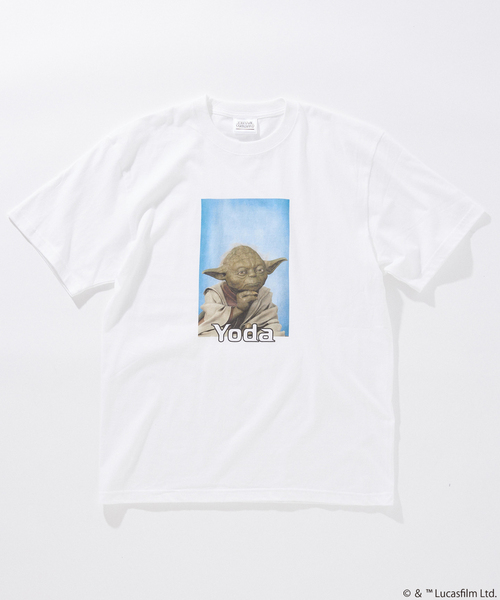 JOURNAL STANDARD（ジャーナルスタンダード）の「STAR WARS / スターウォーズ PRINT TEE（Tシャツ/カットソー・メンズ・ホワイト/ブラックミックス/ホワイト×ホワイト/ブラック×ブラック/ホワイト系その他/ブラック系その他/ライトホワイト/スミクロ・MEDIUM/LARGE/X-LARGE）」の2枚目の写真