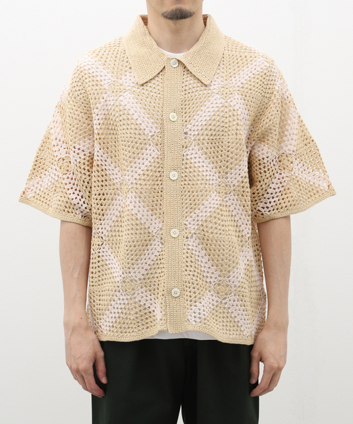 EDIFICE LA BOUCLE GIMA ニットシャツ EDIFICE LA BOUCLE（エディフィスラブークル）の「LA BOUCLE