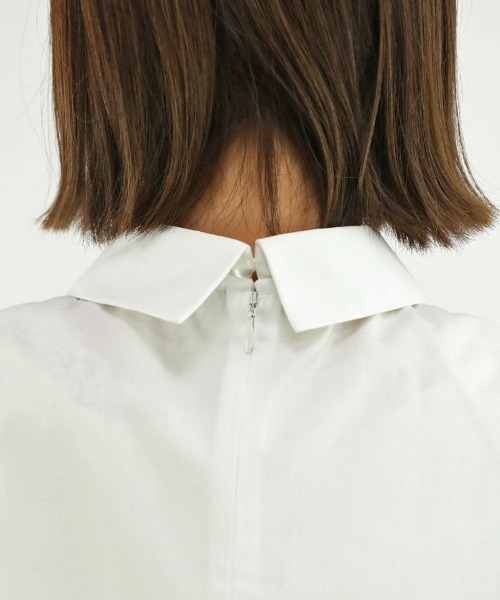 an another angelus（アンアナザーアンジェラス）の「タックボリューム袖衿付きシャツ/ananotherangelus（シャツ/ブラウス・レディース・オフホワイト/ミント・FREE）」の21枚目の写真