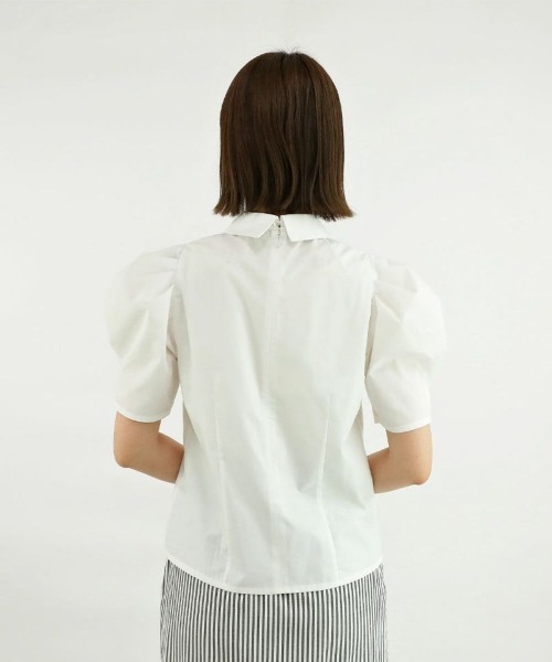 an another angelus（アンアナザーアンジェラス）の「タックボリューム袖衿付きシャツ/ananotherangelus（シャツ/ブラウス・レディース・オフホワイト/ミント・FREE）」の20枚目の写真