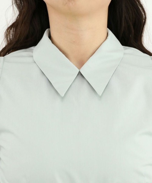an another angelus（アンアナザーアンジェラス）の「タックボリューム袖衿付きシャツ/ananotherangelus（シャツ/ブラウス・レディース・オフホワイト/ミント・FREE）」の16枚目の写真