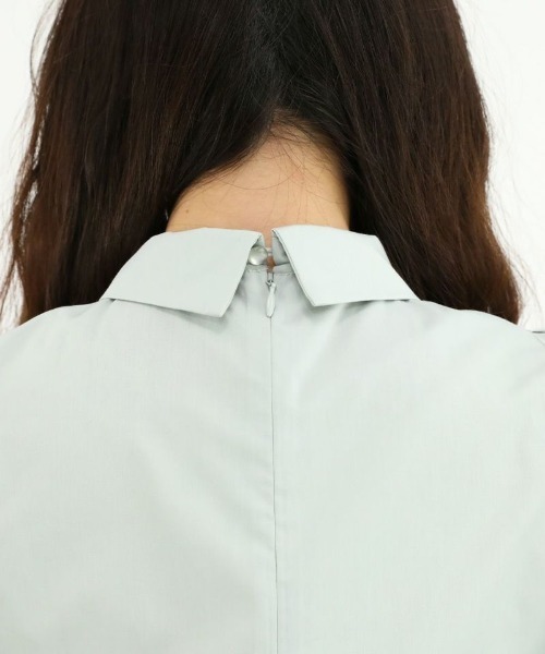 an another angelus（アンアナザーアンジェラス）の「タックボリューム袖衿付きシャツ/ananotherangelus（シャツ/ブラウス・レディース・オフホワイト/ミント・FREE）」の14枚目の写真