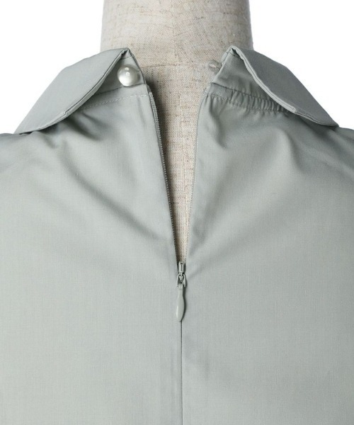 an another angelus（アンアナザーアンジェラス）の「タックボリューム袖衿付きシャツ/ananotherangelus（シャツ/ブラウス・レディース・オフホワイト/ミント・FREE）」の7枚目の写真
