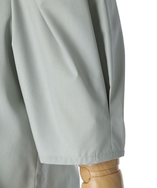 an another angelus（アンアナザーアンジェラス）の「タックボリューム袖衿付きシャツ/ananotherangelus（シャツ/ブラウス・レディース・オフホワイト/ミント・FREE）」の6枚目の写真