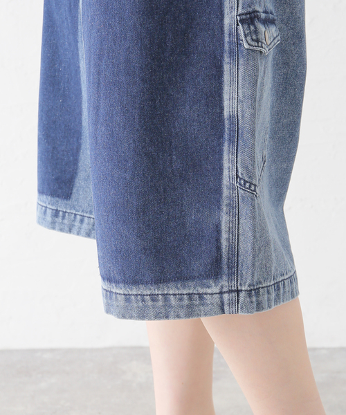 NOMANUAL(NOMANUAL)の「NOMANUAL R.S CARPENTER SHORTS NM52SP03M1(デニムパンツ・レディース・ブルー・MEDIUM)」の22枚目の写真