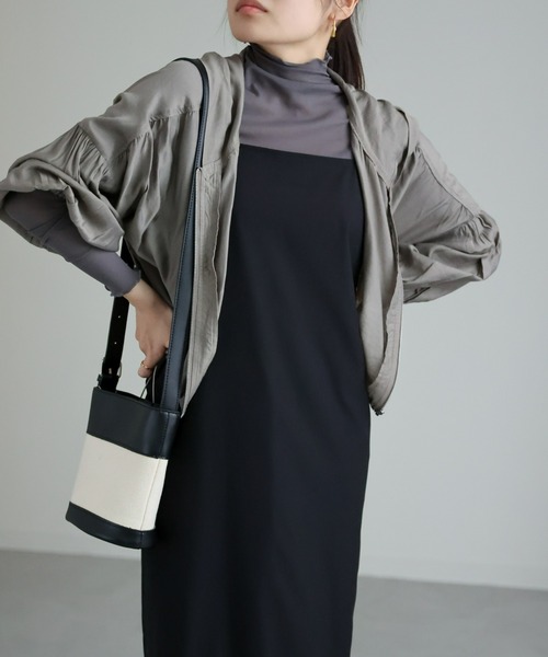 sakishimatokyo（サキシマトーキョー）の「キャミソールワンピース（ワンピース・レディース・ブラック・FREE）」の4枚目の写真